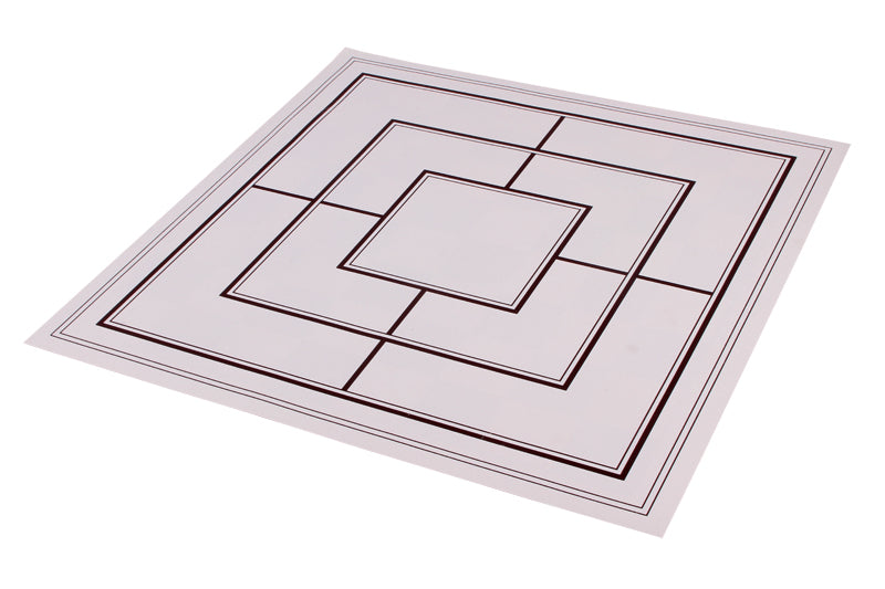 Lavagna bifacciale in vinile arrotolato: scacchi + macinino, bianco e marrone - 5f6b16cccb144bc0881c40cafa99638a