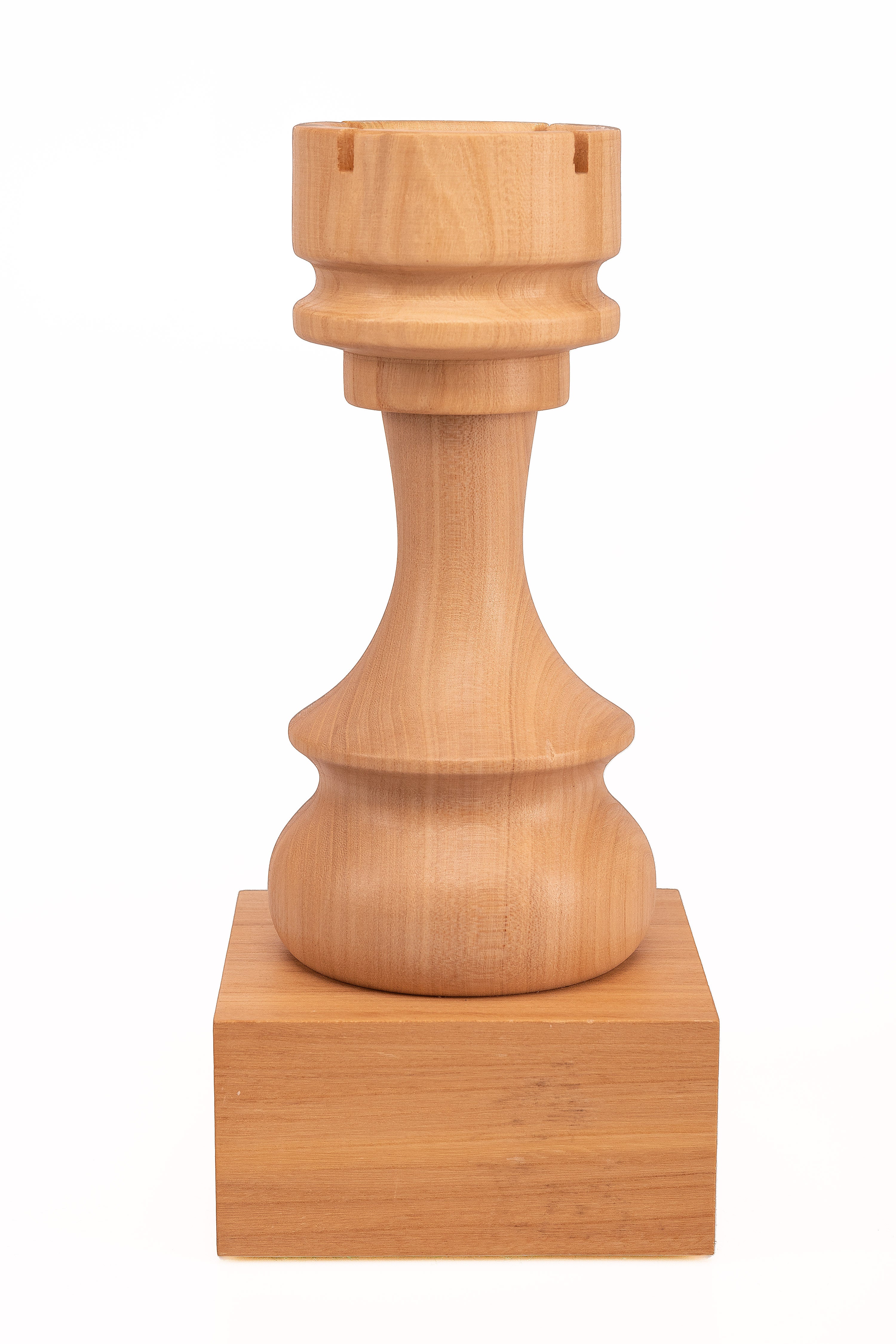 Scacchi di legno - Torre bianca - Scacchi di legno - Torre bianca