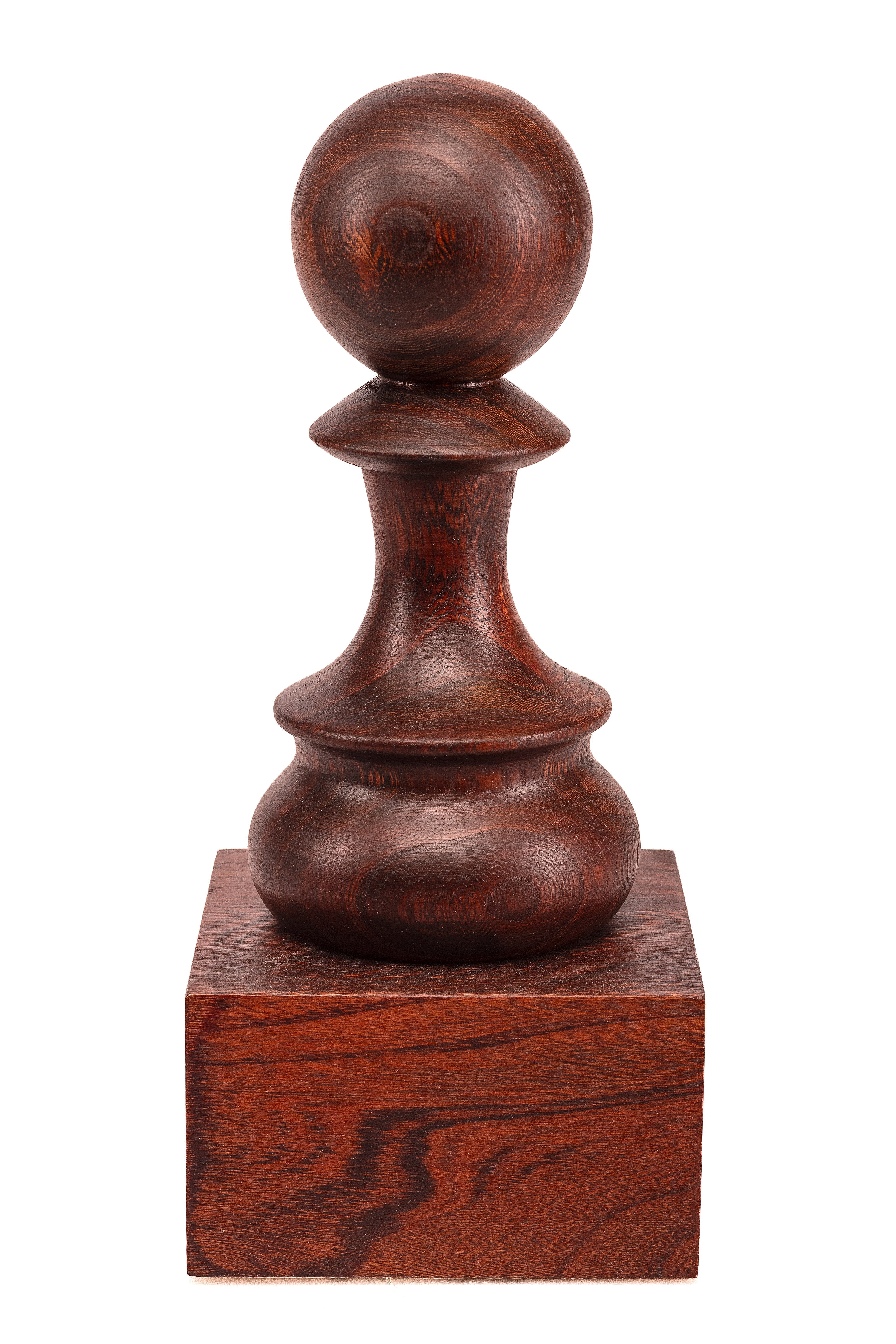 Coppa degli scacchi in legno - Pedone Nero - Coppa degli scacchi in legno - Pedone Nero