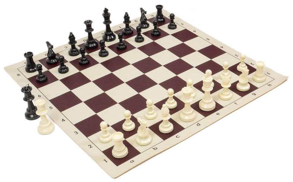 Set di scacchi per la scuola (Scacchi + scacchiera avvolgibile) - 5eb8aef978fbb587772dec708b168c0e