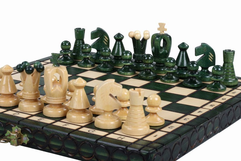 Scacchi Elegant - Piccolo (colore Verde) - Scacchi Elegant - Piccolo (colore Verde)