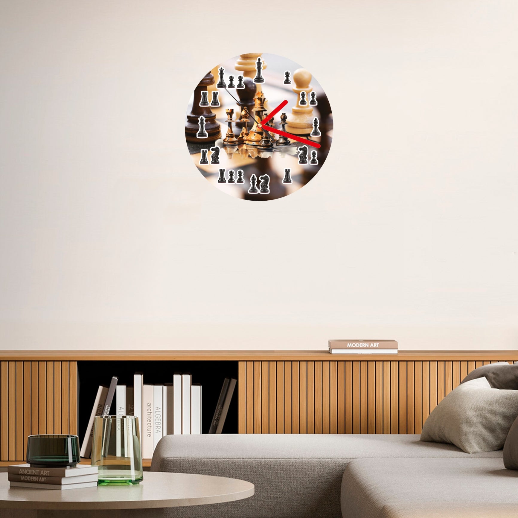 Orologio da parete a scacchi - e685f3d101b25ed48bca5b9e42361c0e