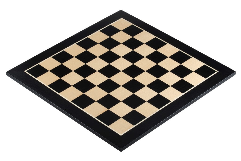 Set di scacchi - Scacchiera in legno d'ebano (campo da 45 mm) + Scacchi American Classic (Re 7,6 cm) - Set di scacchi - Scacchiera in legno d'ebano (campo da 45 mm) + Scacchi American Classic (Re 7,6 cm)