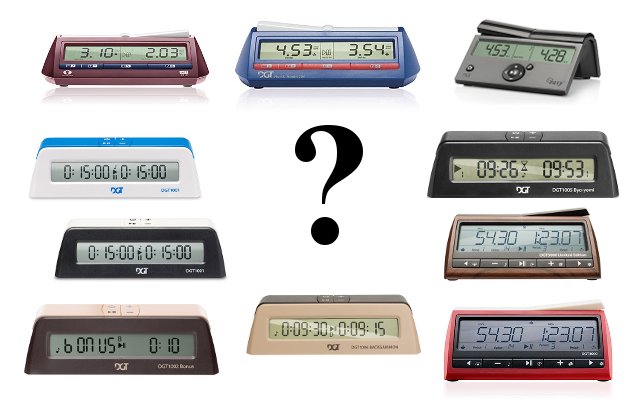 Quali opzioni orarie includono gli orologi DGT? Guida per il consumatore sugli orologi per scacchi.