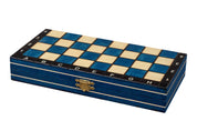 Scacchi Magnetici in Legno - Blu