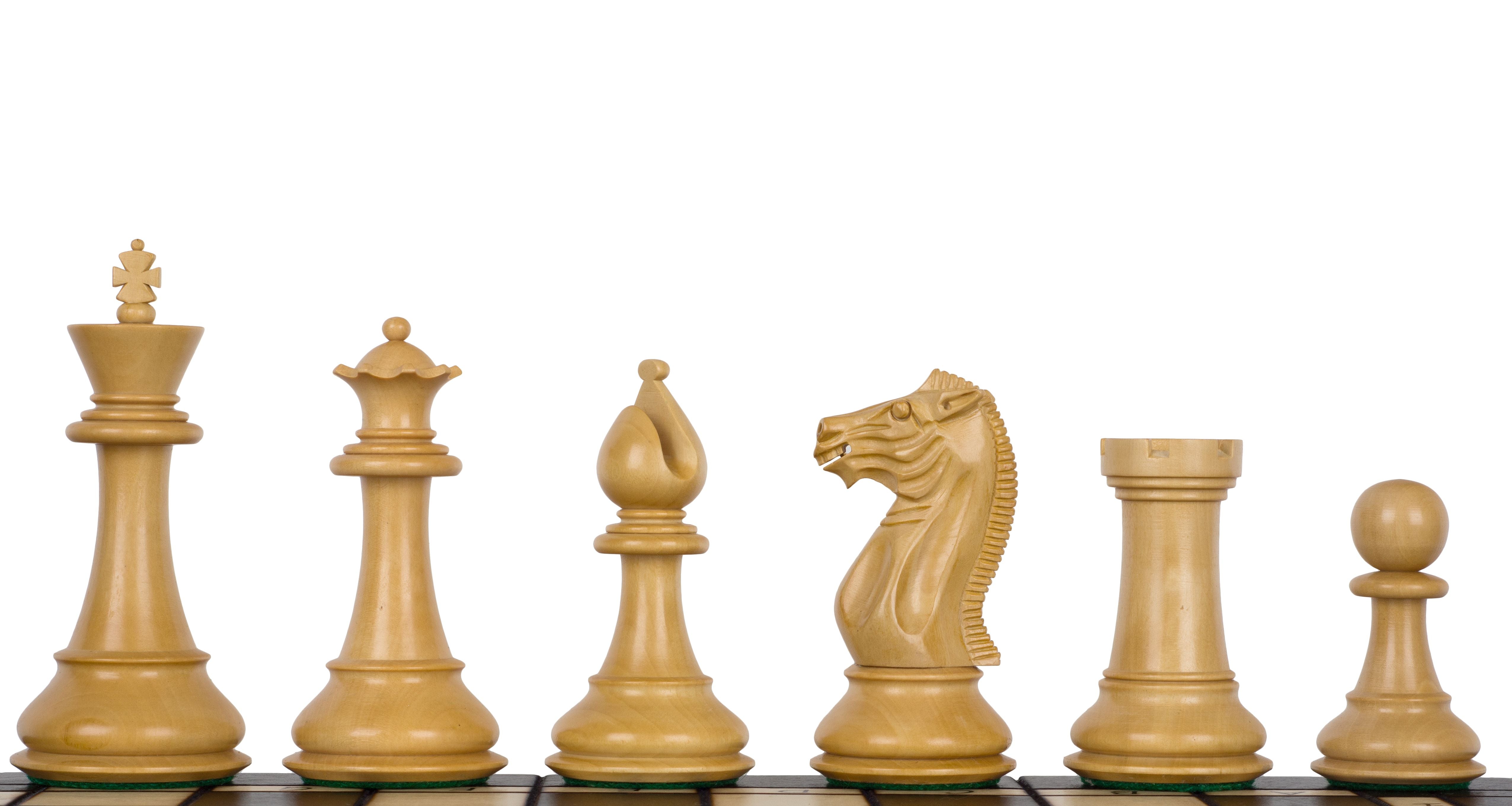 Scacchi Pershing (Re 10,8 cm) in legno di sequoia - f81bec95b1f1e2bd9059f71e15135a99