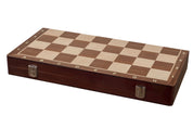 Scacchi da torneo Sunrise Exclusive (45x45 cm) noce/acero