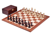 Scacchi STAUNTON N. 5 in Scatola chiara (Re 9cm)