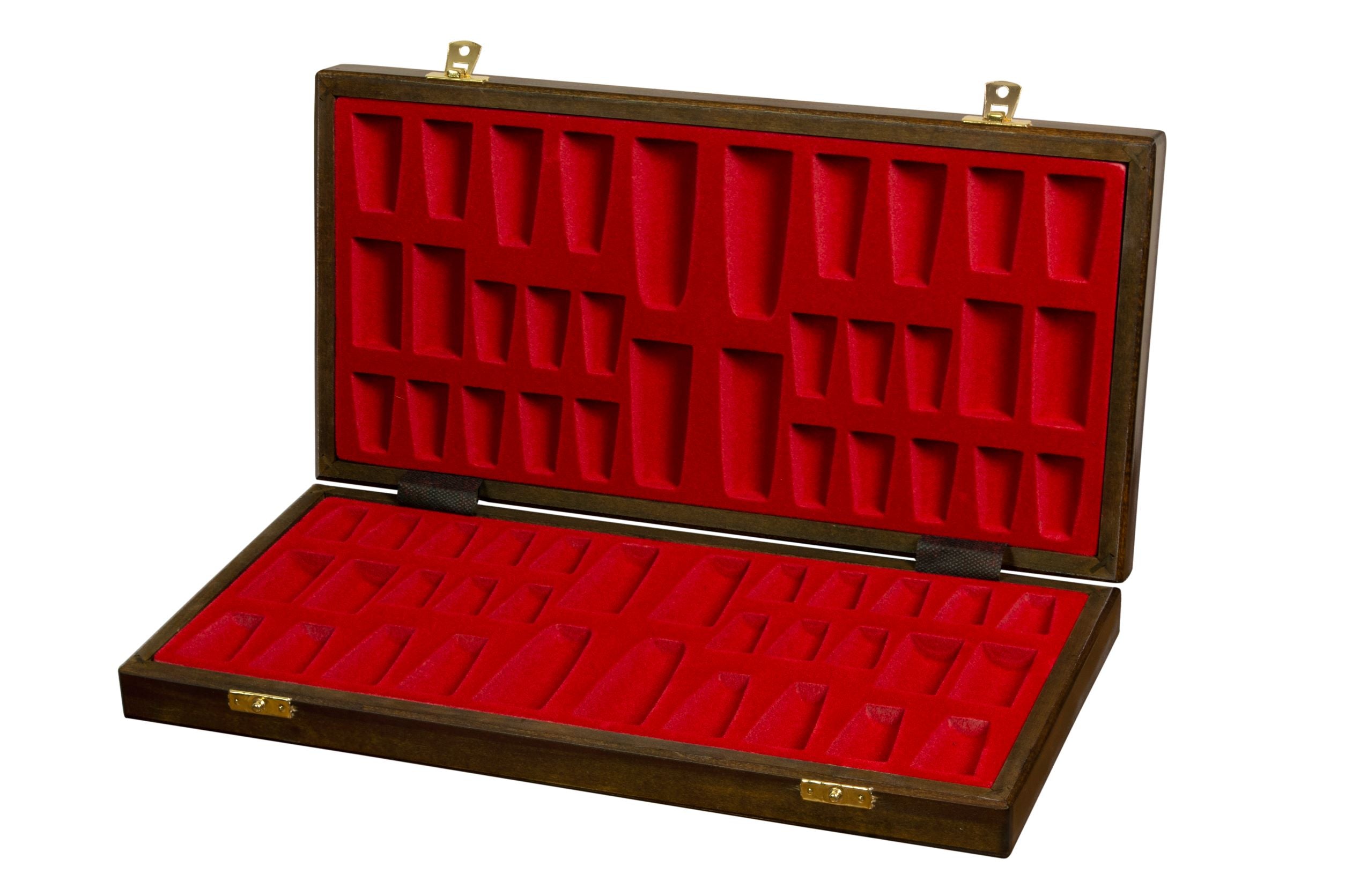 Scacchiera/Custodia per scacchi in legno con inserto (40 x 40 cm) - Scacchiera/Custodia per scacchi in legno con inserto (40 x 40 cm)