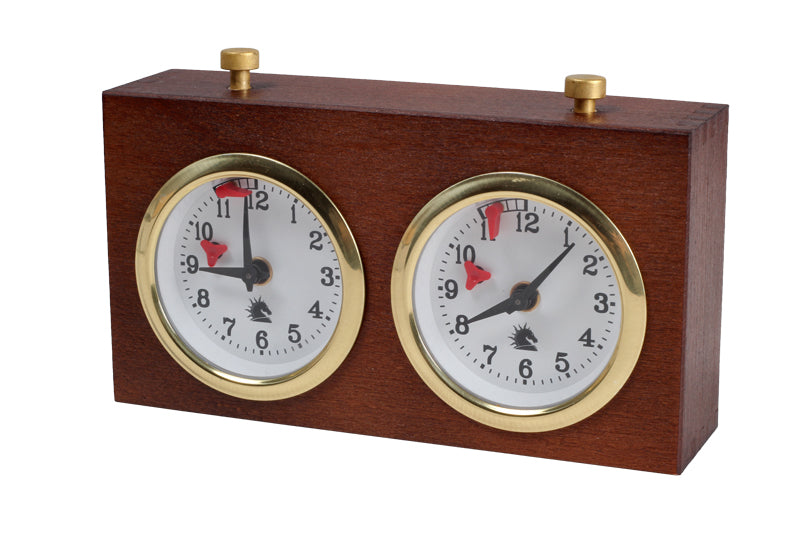 Orologio in legno BHB senza supporto - Mogano (Piccolo) - Orologio in legno BHB senza supporto - Mogano (Piccolo)