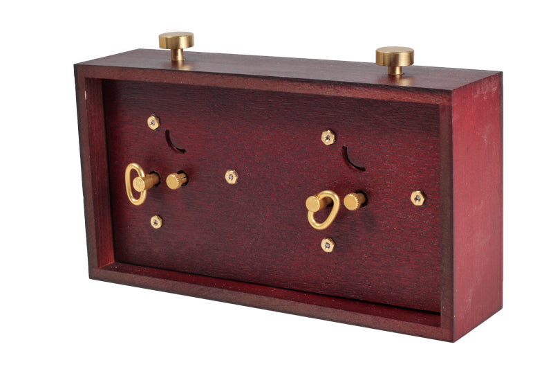 Orologio a scacchi in legno BHB senza supporto - Mogano (Grande) - b54331a36fde3ec143d82c2136950eec