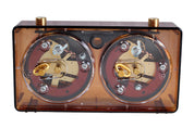 CLASSIC piccolo orologio in plastica, ambra