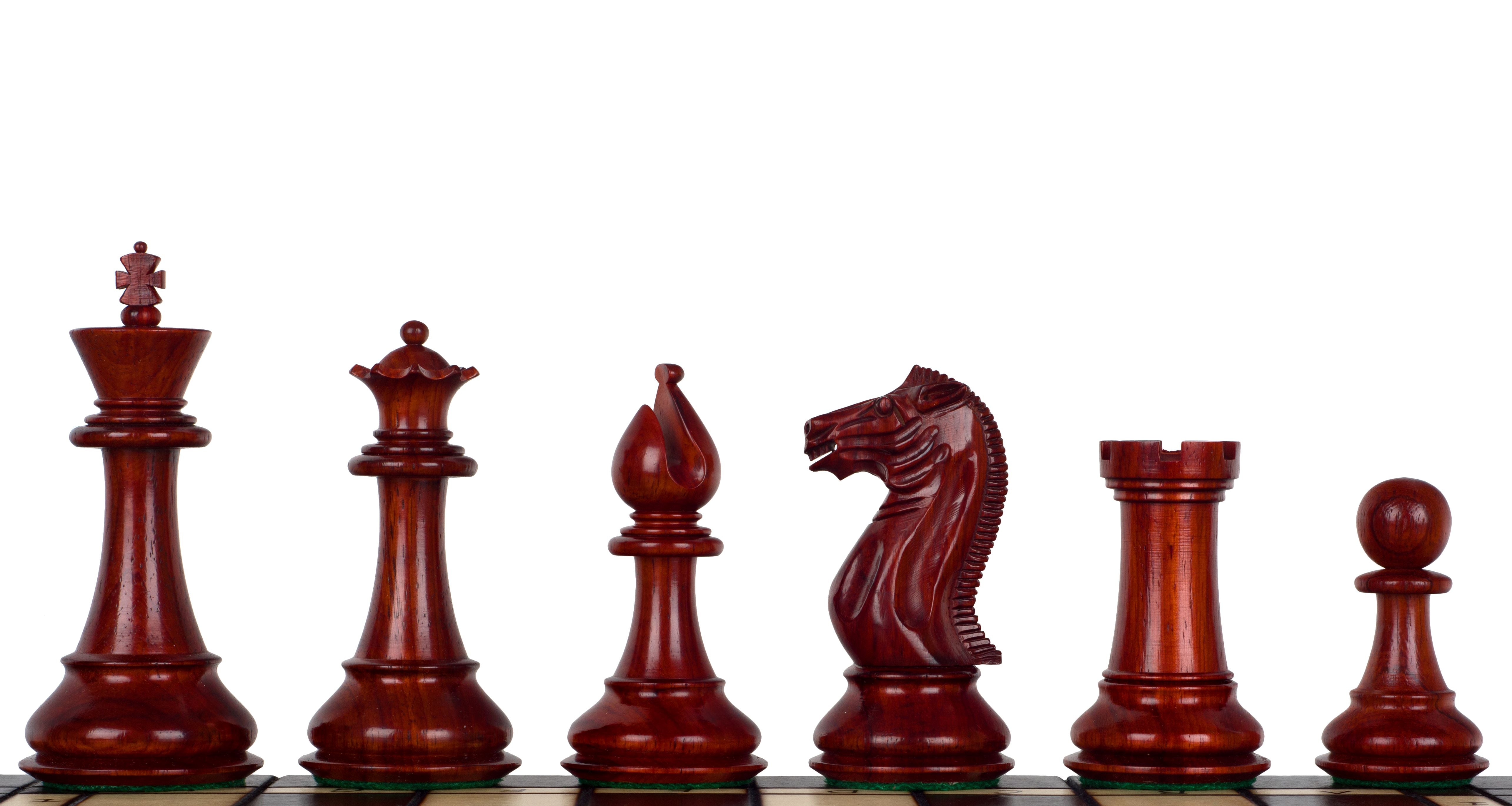 Scacchi Pershing (Re 10,8 cm) in legno di sequoia - 5e790635e213bb4fd43b115ffa7bb69e