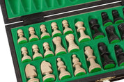 Scacchi Magnetici in Legno - Nero