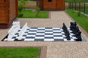 Scacchi in plastica per scacchi da Esterno/Giardino (altezza Re 74 cm)