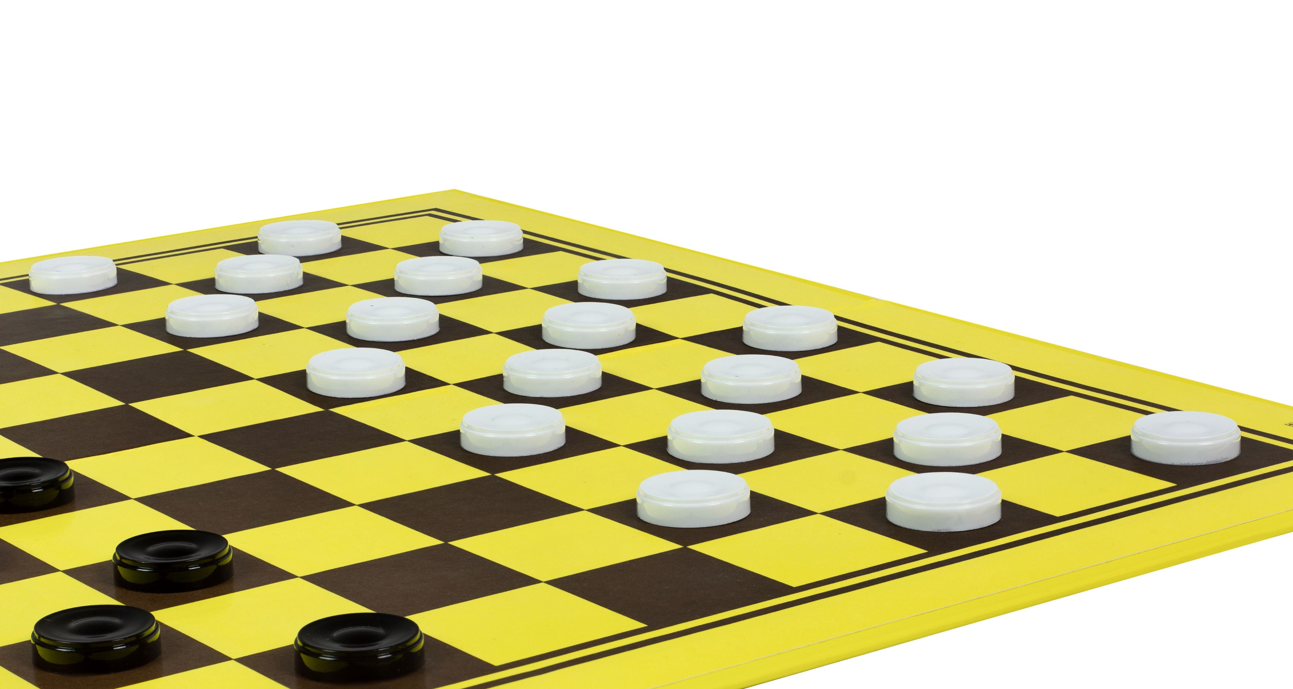 Scacchiera da torneo in cartone (47x47cm), giallo-marrone, superficie opaca e lavabile - 58087dcb50567d2019aa08e91bd206bd