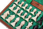 SCACCHI TORNEO (50x50 cm) intarsiati - altezza re: 10cm