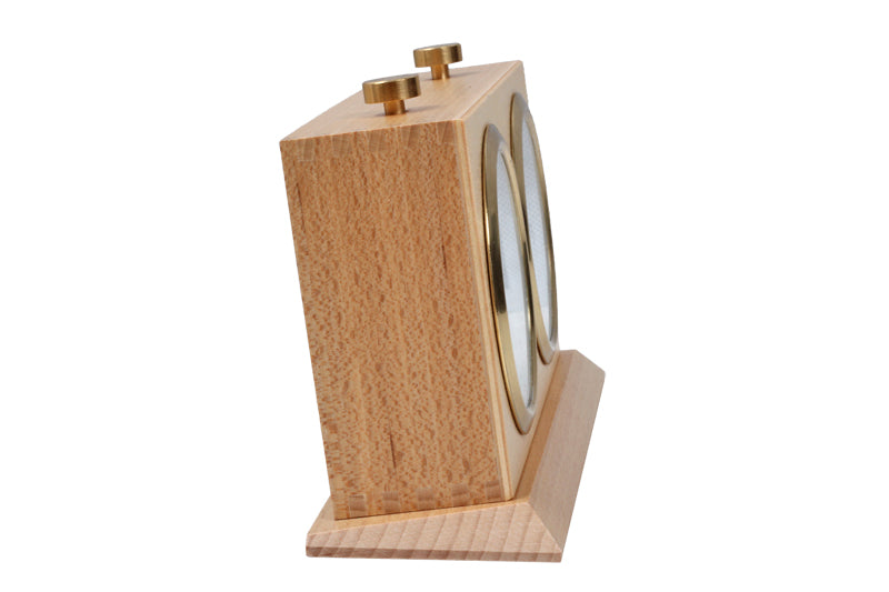Orologio in legno BHB con supporto - grande e luminoso - Orologio in legno BHB con supporto - grande e luminoso