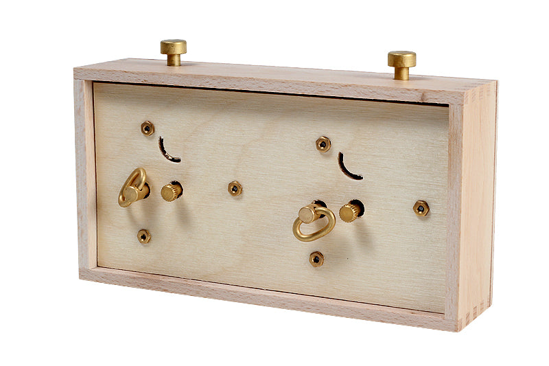 Orologio in legno BHB senza supporto - piccolo luminoso - Orologio in legno BHB senza supporto - piccolo luminoso