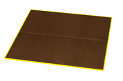 Set di scacchi - figure in plastica TR03G (re 96 mm) + scacchiera pieghevole in cartone con campo da 55 mm