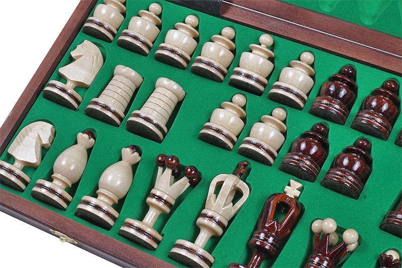 SCACCHI REALI - piccoli con intarsi in ottone - SCACCHI REALI - piccoli con intarsi in ottone