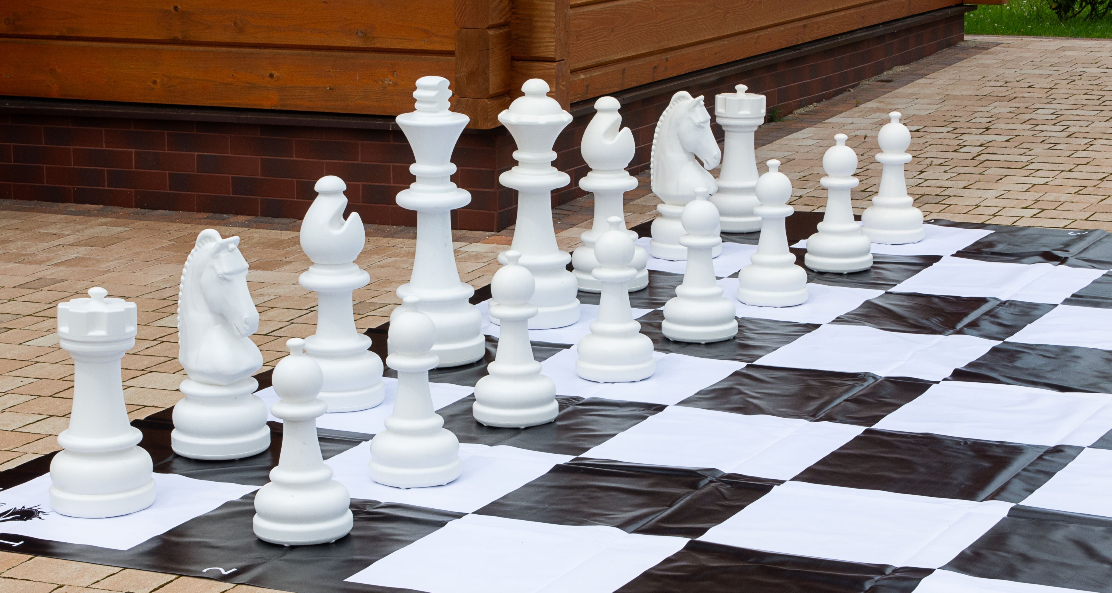 Scacchi in plastica per scacchi da Esterno/Giardino (altezza Re 74 cm) - 752cd4d6686bd13018c5212c53760cc2