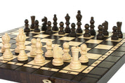 Set in Legno 3 in 1 (40x40cm) Scacchi + Dama + Backgammon