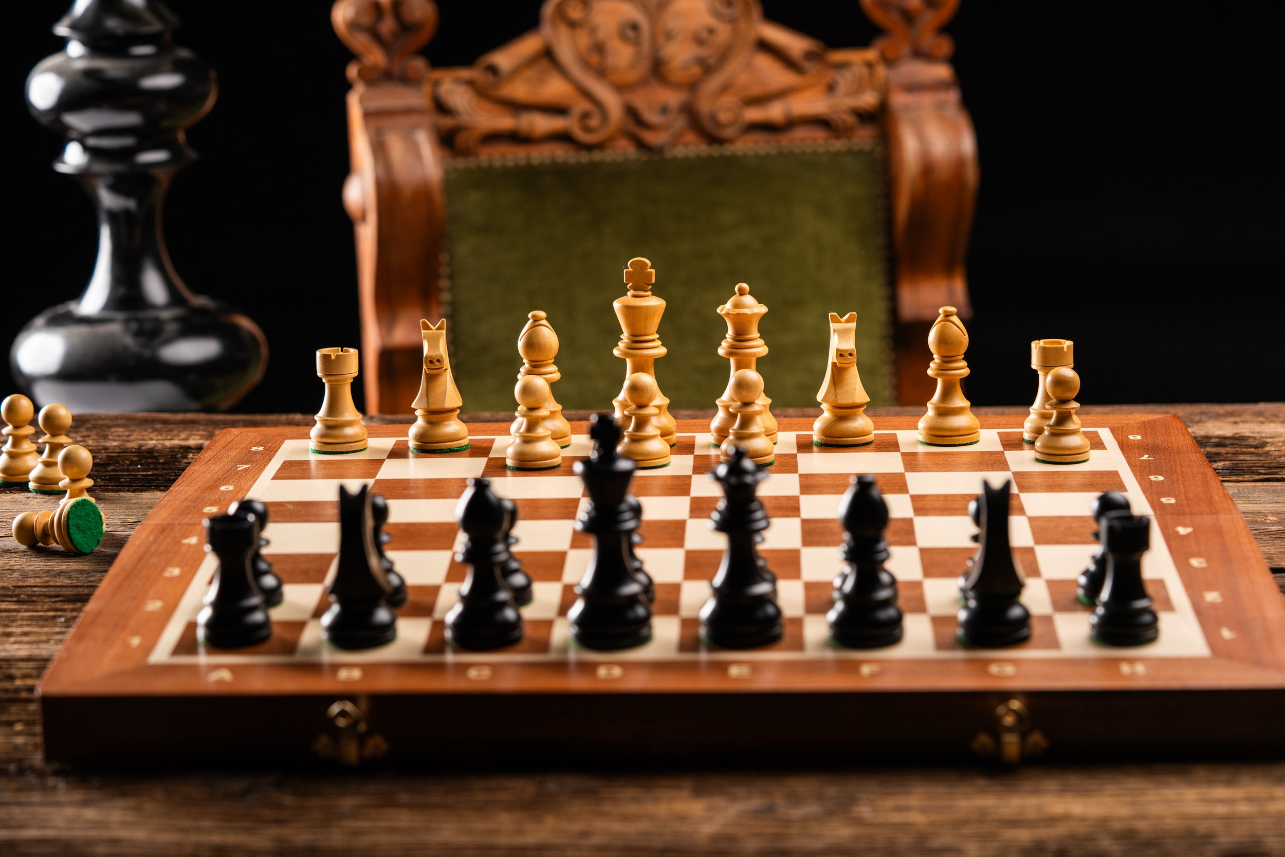 Scacchi tedeschi da torneo Staunton n. 5 (48x48 cm) - c584a7a73bc9704054ec76d1e0385319