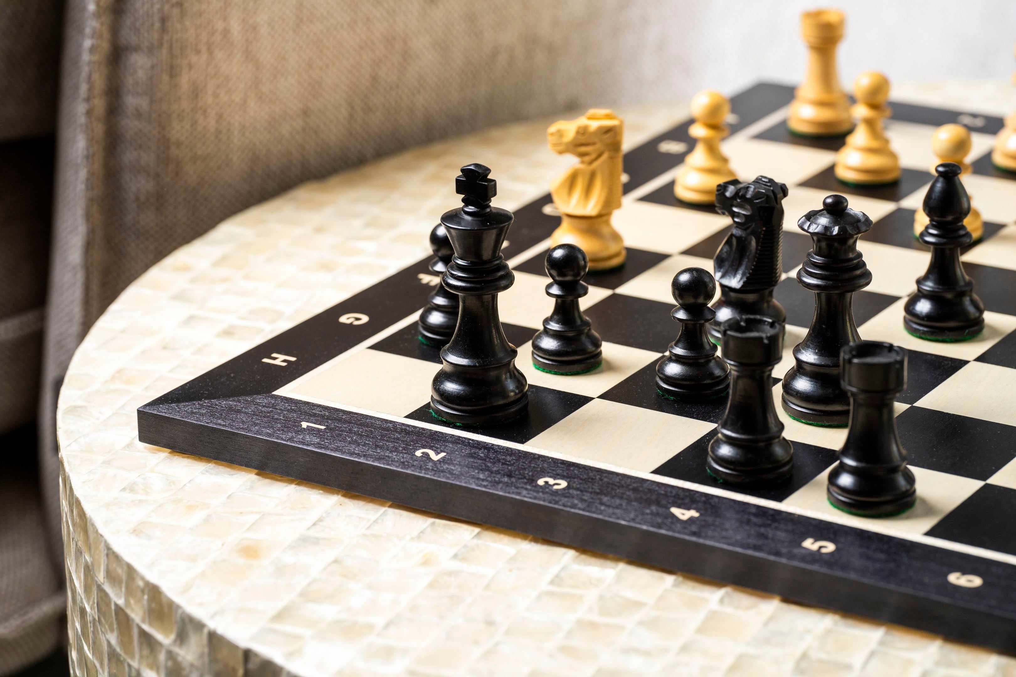 Scacchi Francesi Ebonizzati (8,9 cm) - 4554eb5ab490393be2624b800b3c80c4