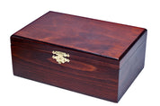 Cassapanca in legno No7 con figure Staunton