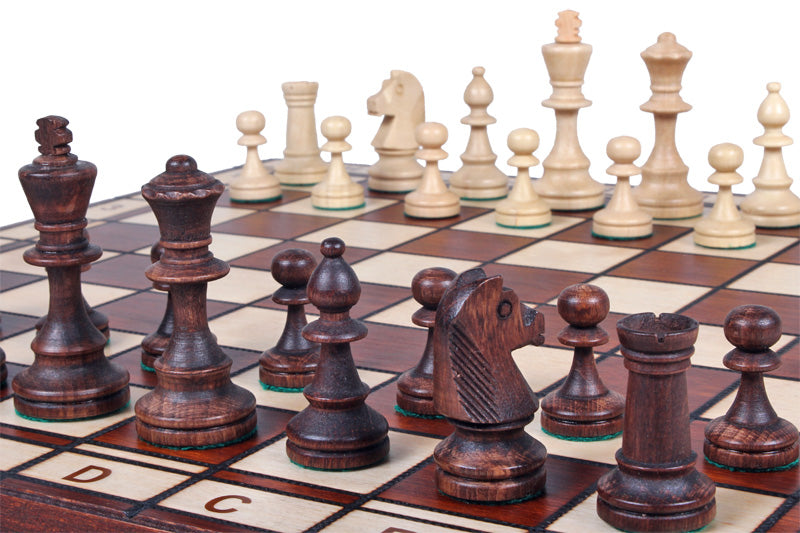 Set di Scacchi in Legno "Milano" n.4 (42x42cm) - Set di Scacchi in Legno "Milano" n.4 (42x42cm)