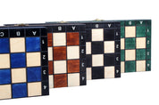 Scacchi Magnetici in Legno - Blu
