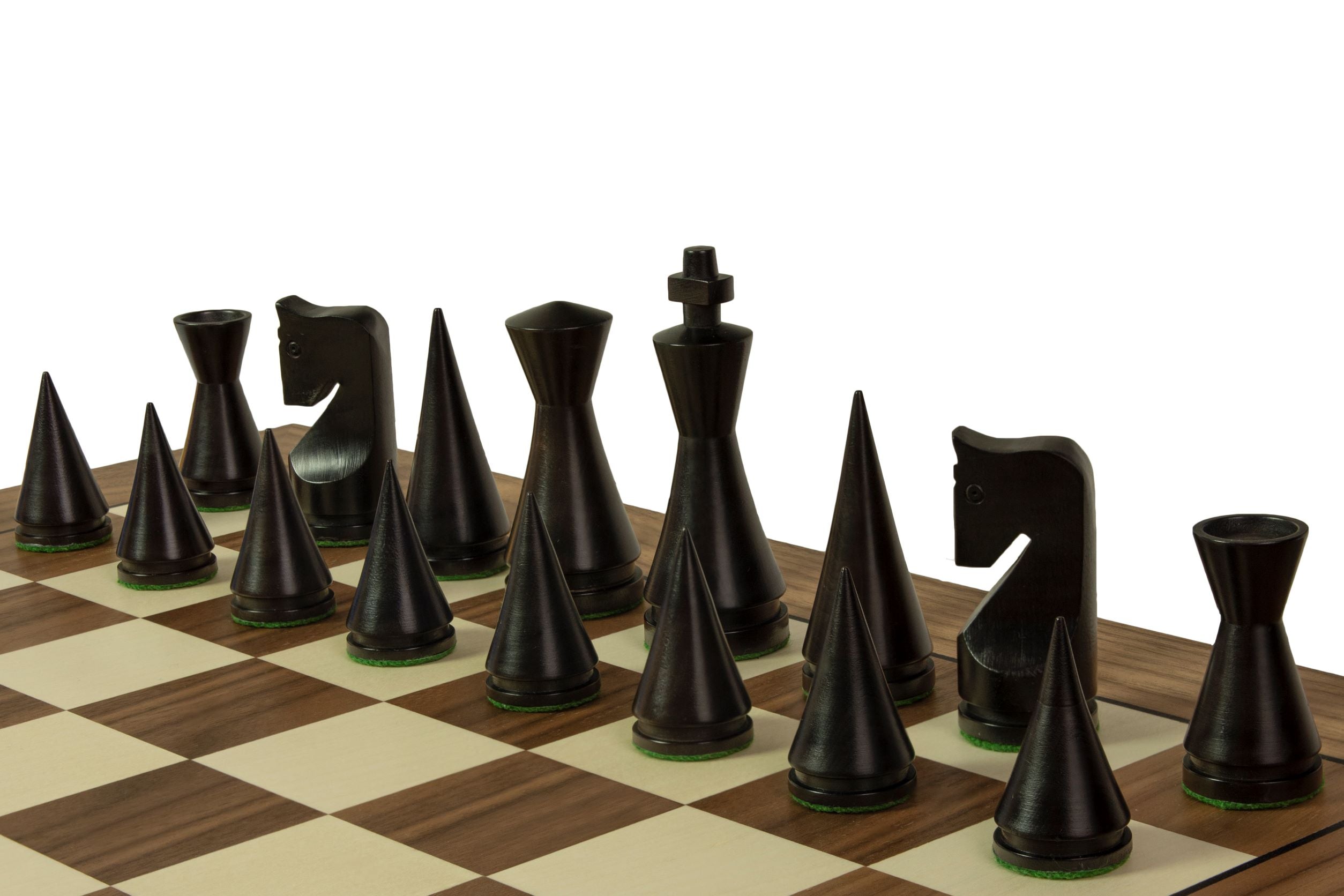 Scacchiera n. 5+ con cornice nera (senza Coordinate) noce/acero (intarsiata) - Esclusiva - a96cc6f4f28db264592a80bc5d383c81