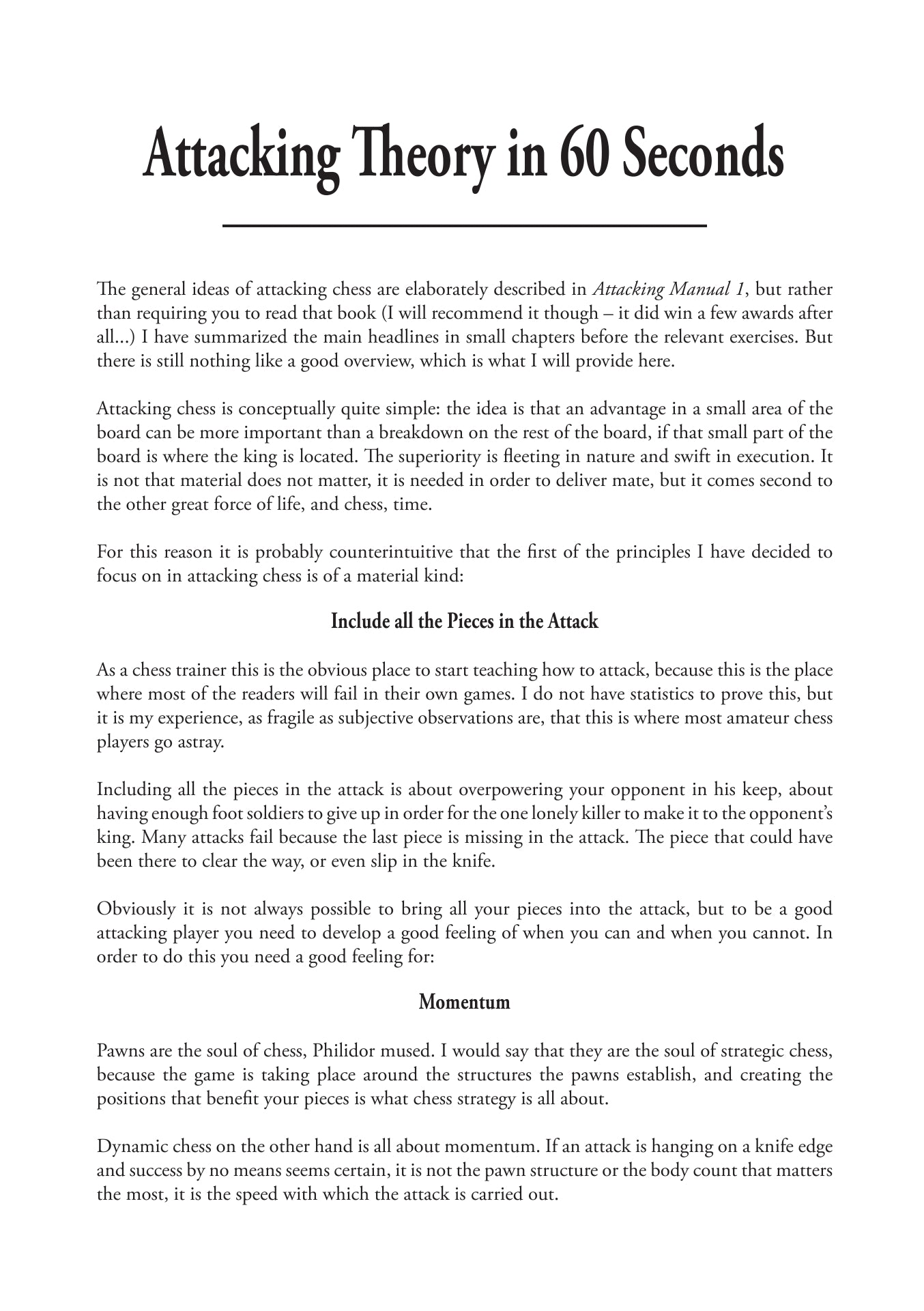 Grandmaster Preparation - Attack  & Defence: Games & Exercises for Ambitious Players (hardcover) - bbfa544b8dd2aac243418c43c3a63b73