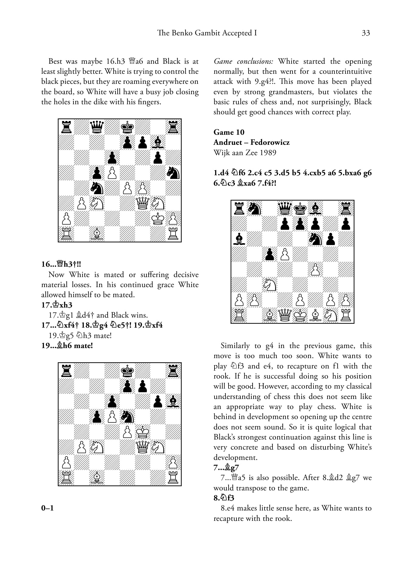 The Benko Gambit by Jan Pinksi (softcover) - The Benko Gambit by Jan Pinksi (softcover)