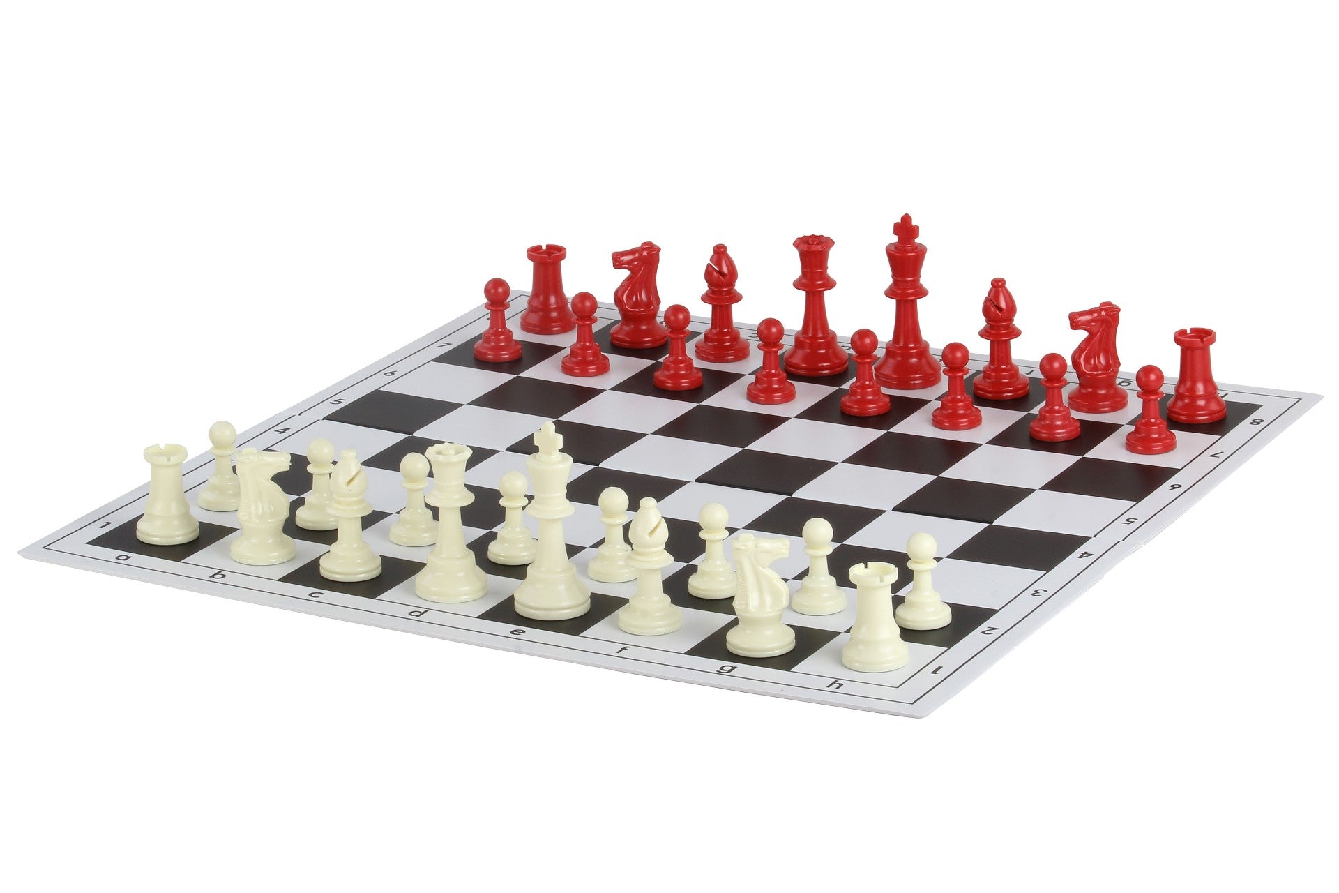 Pezzi di scacchi rossi in Plastica (Re 9,6 cm) - d5313c288b01c8a7879ae9e0410412ae