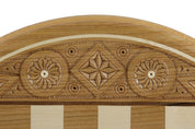 Scacchi Rubin - custodia rotonda intagliata a mano (33 cm)