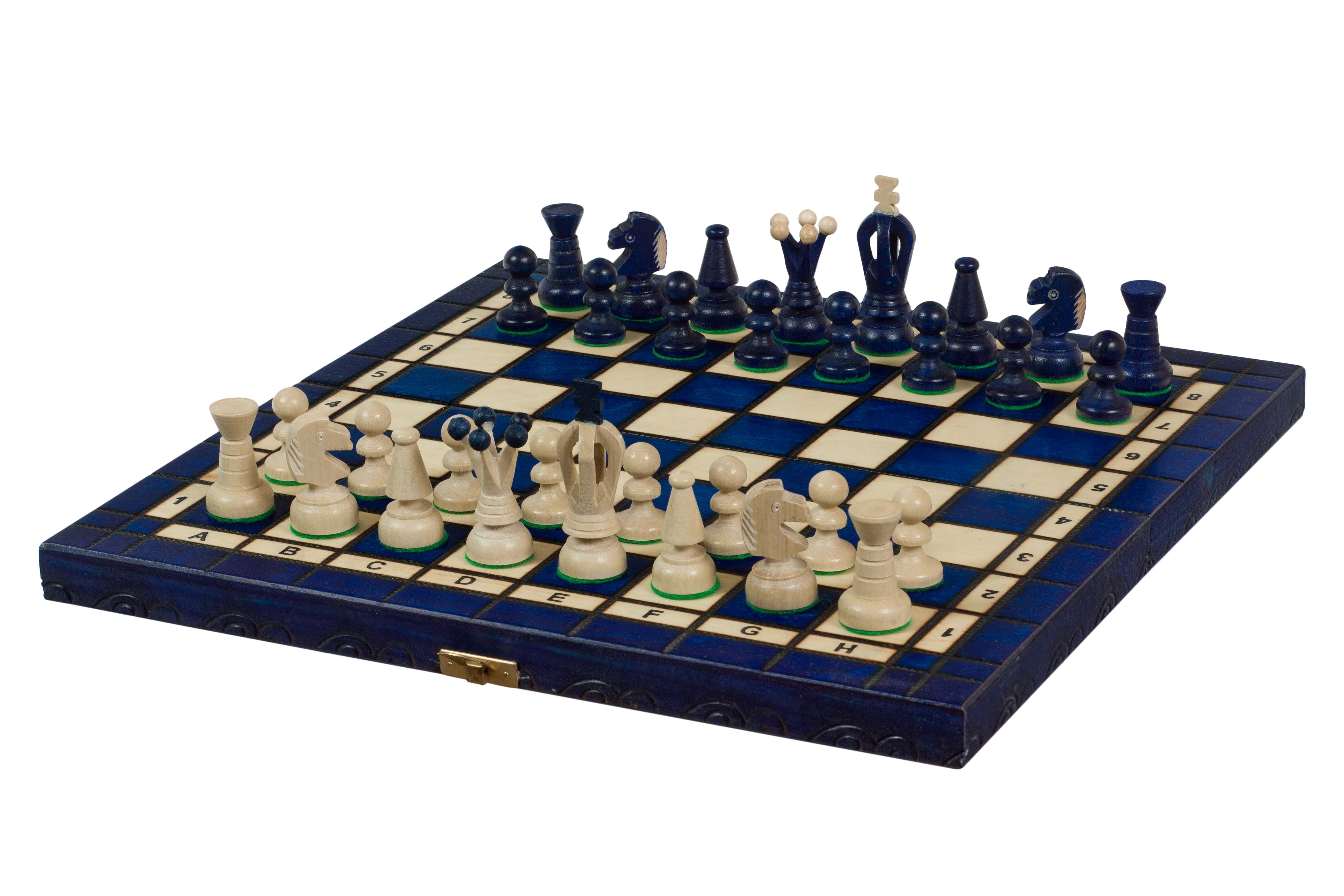 Scacchi Kingdom Medi (35x35cm) - Blu - Scacchi Kingdom Medi (35x35cm) - Blu