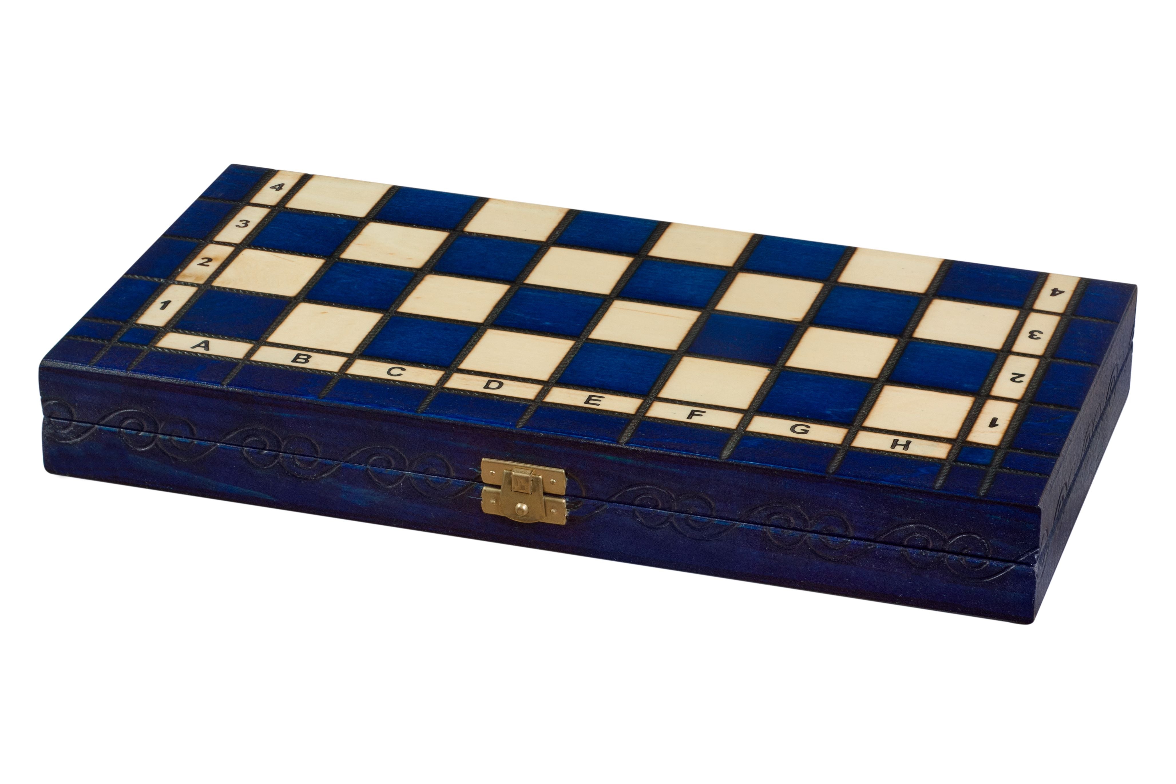 Scacchi Kingdom Medi (35x35cm) - Blu - Scacchi Kingdom Medi (35x35cm) - Blu