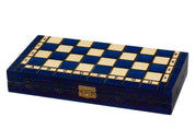 Scacchi Reali Piccoli (30x30cm) - Blu