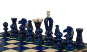 Scacchi Reali Piccoli (30x30cm) - Blu