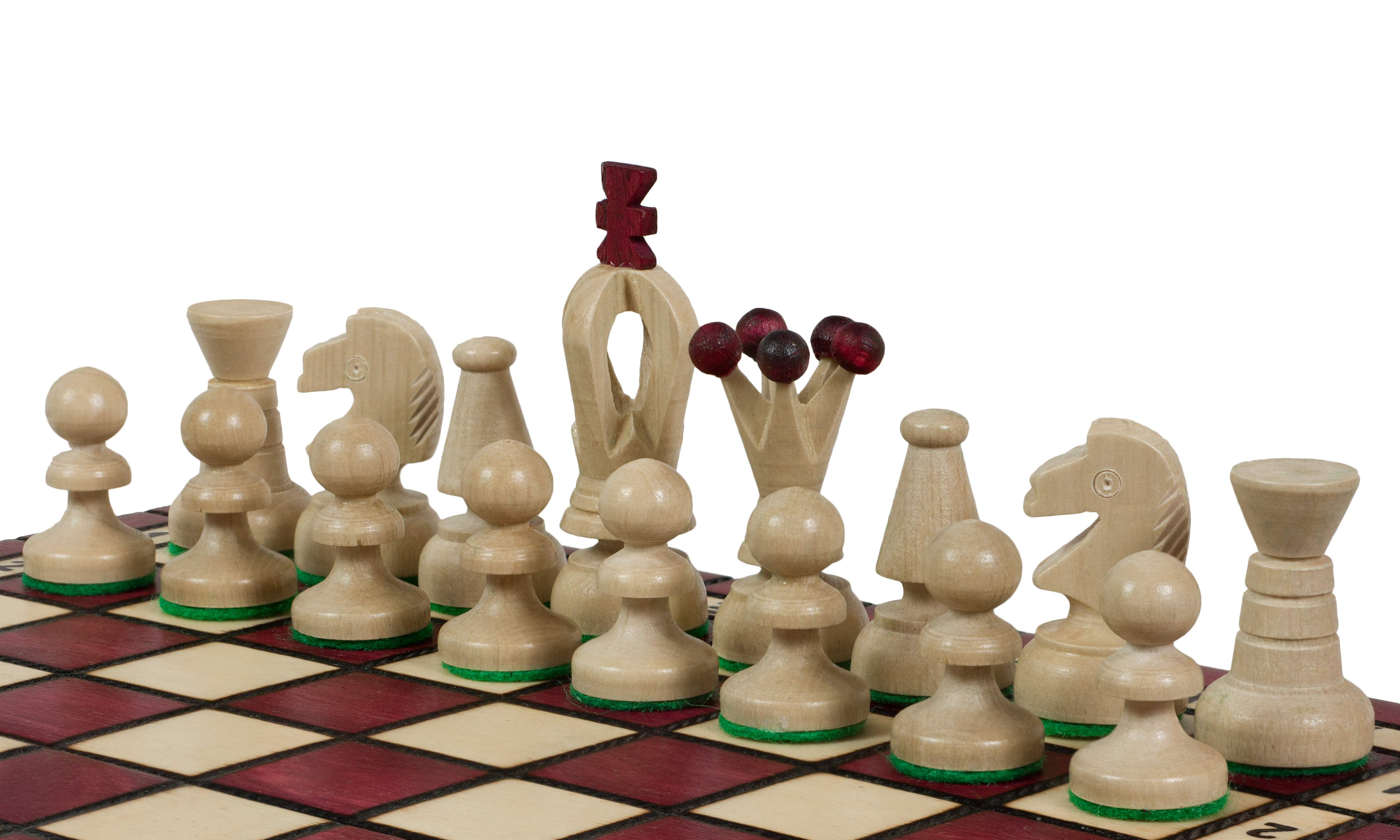 Scacchi Reali Piccoli (30x30cm) - Rosso Ciliegio - def347b3941f538188fc293c9fcf966c