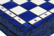 Scacchi Elegant - Piccolo (colore Blu)
