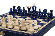 Scacchi Elegant - Piccolo (colore Blu)