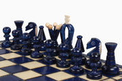 Scacchi Elegant - Piccolo (colore Blu)