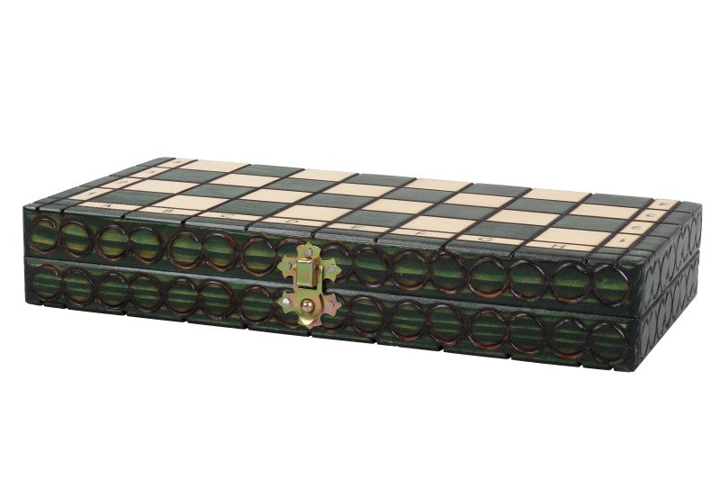 Scacchi Elegant - Piccolo (colore Verde) - Scacchi Elegant - Piccolo (colore Verde)