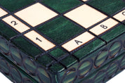 Scacchi Elegant - Piccolo (colore Verde)