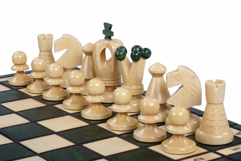Scacchi Elegant - Piccolo (colore Verde) - Scacchi Elegant - Piccolo (colore Verde)