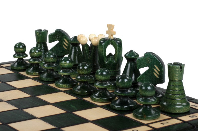 Scacchi Elegant - Piccolo (colore Verde) - Scacchi Elegant - Piccolo (colore Verde)