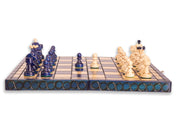 Scacchi "PICCOLA PERLA" blu